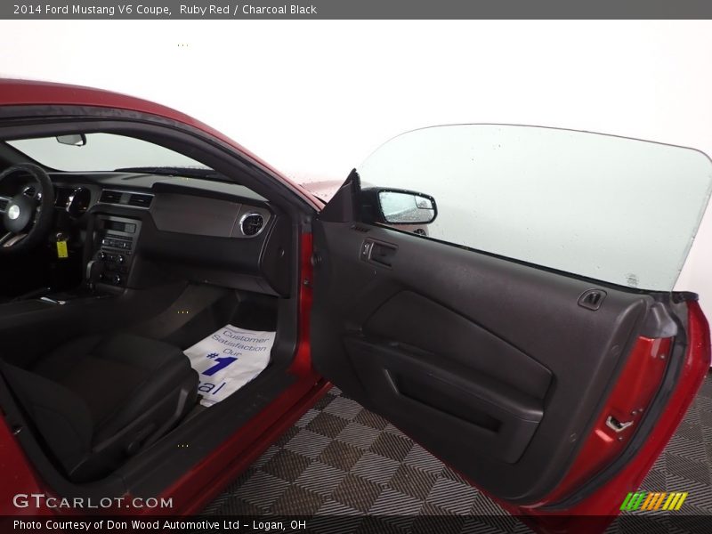 Ruby Red / Charcoal Black 2014 Ford Mustang V6 Coupe