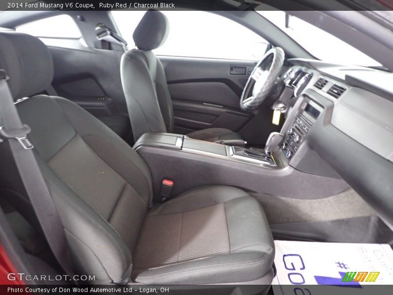 Ruby Red / Charcoal Black 2014 Ford Mustang V6 Coupe