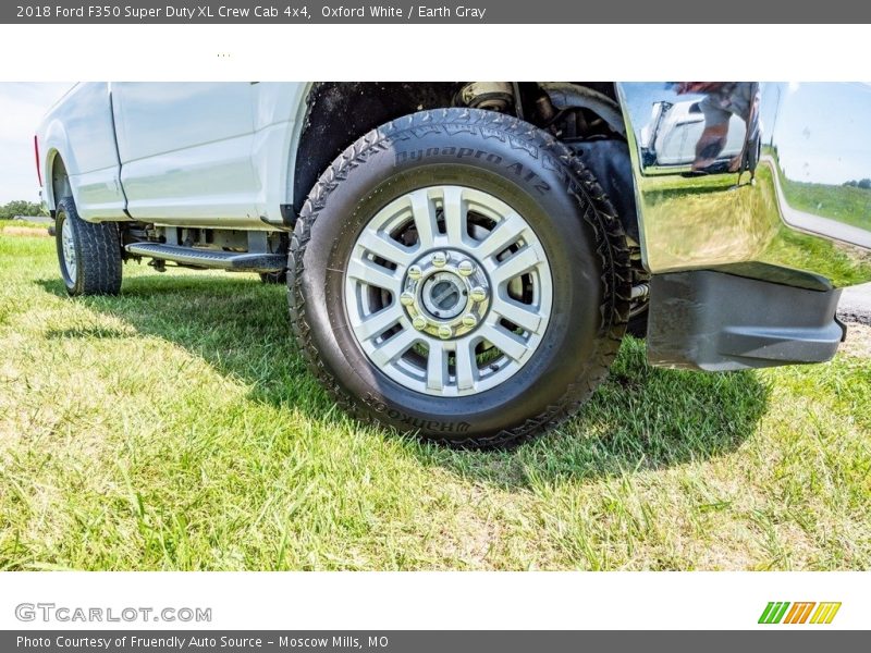 Oxford White / Earth Gray 2018 Ford F350 Super Duty XL Crew Cab 4x4