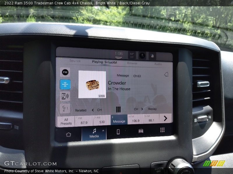 Bright White / Black/Diesel Gray 2022 Ram 3500 Tradesman Crew Cab 4x4 Chassis