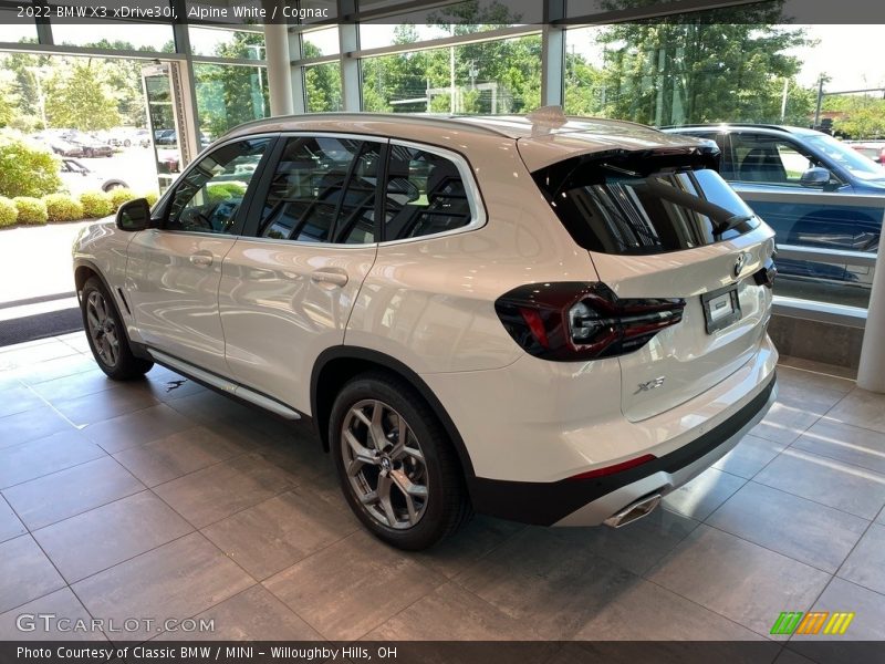 Alpine White / Cognac 2022 BMW X3 xDrive30i