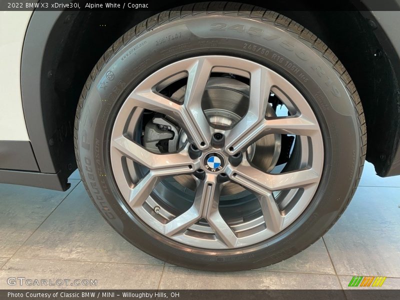 Alpine White / Cognac 2022 BMW X3 xDrive30i