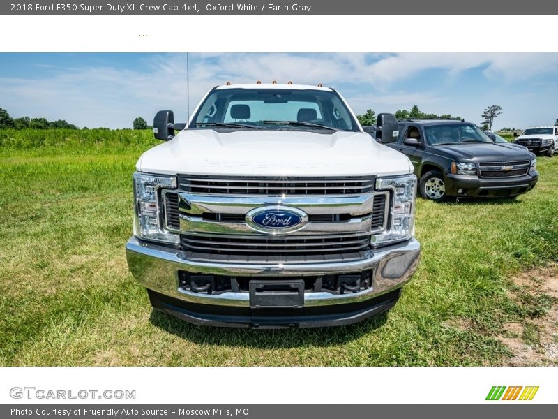 Oxford White / Earth Gray 2018 Ford F350 Super Duty XL Crew Cab 4x4
