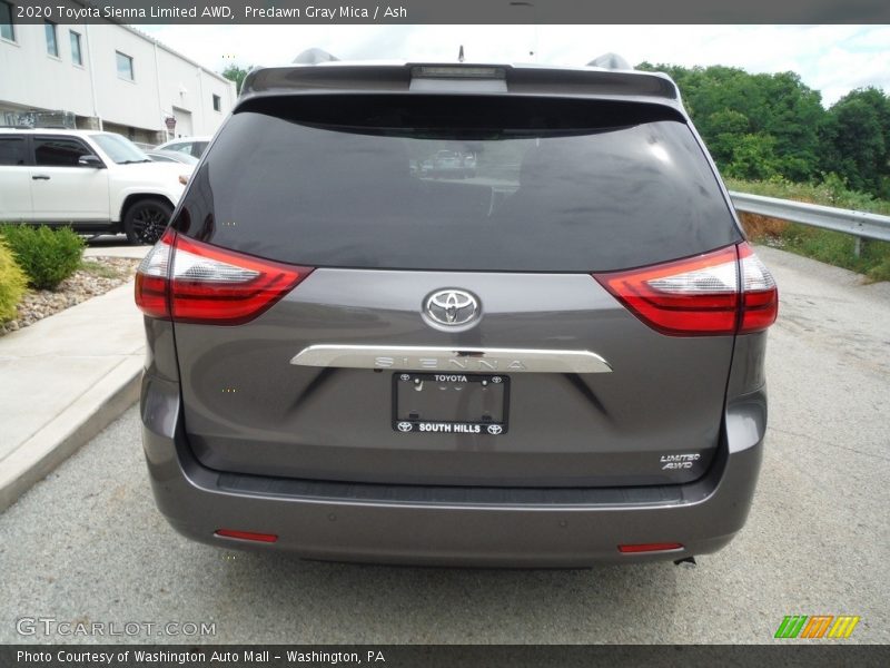 Predawn Gray Mica / Ash 2020 Toyota Sienna Limited AWD