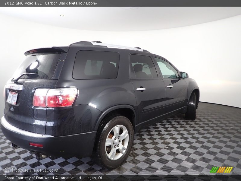 Carbon Black Metallic / Ebony 2012 GMC Acadia SL