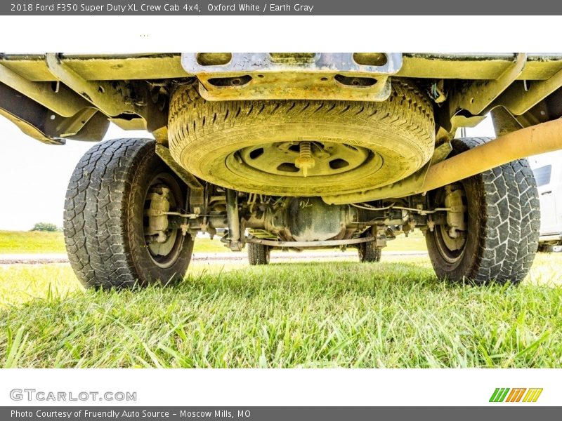 Oxford White / Earth Gray 2018 Ford F350 Super Duty XL Crew Cab 4x4