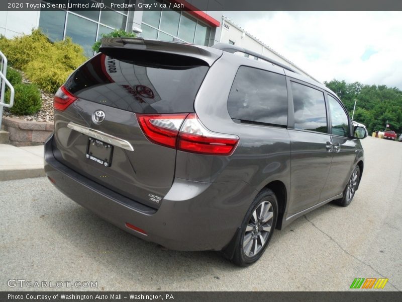 Predawn Gray Mica / Ash 2020 Toyota Sienna Limited AWD