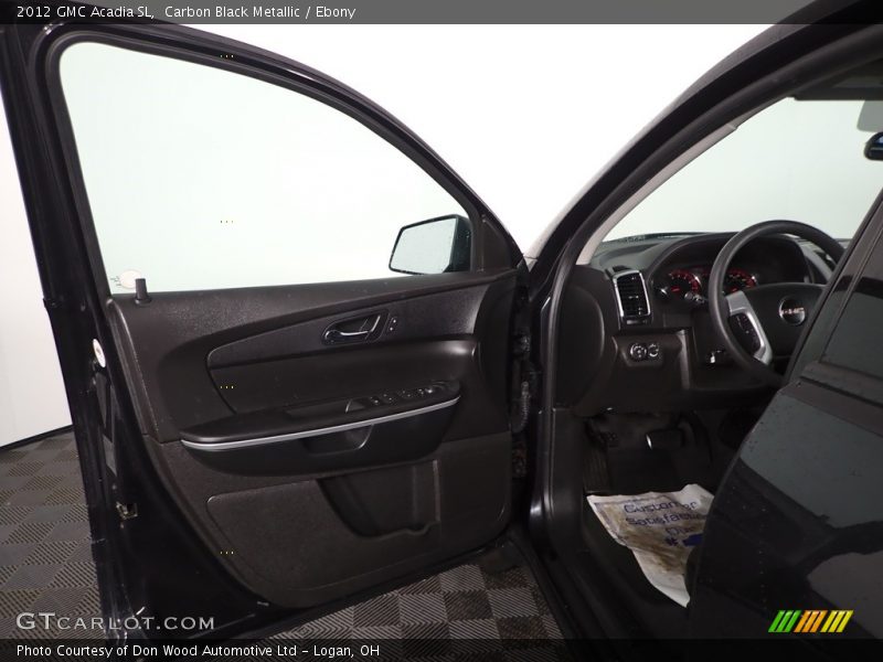 Carbon Black Metallic / Ebony 2012 GMC Acadia SL