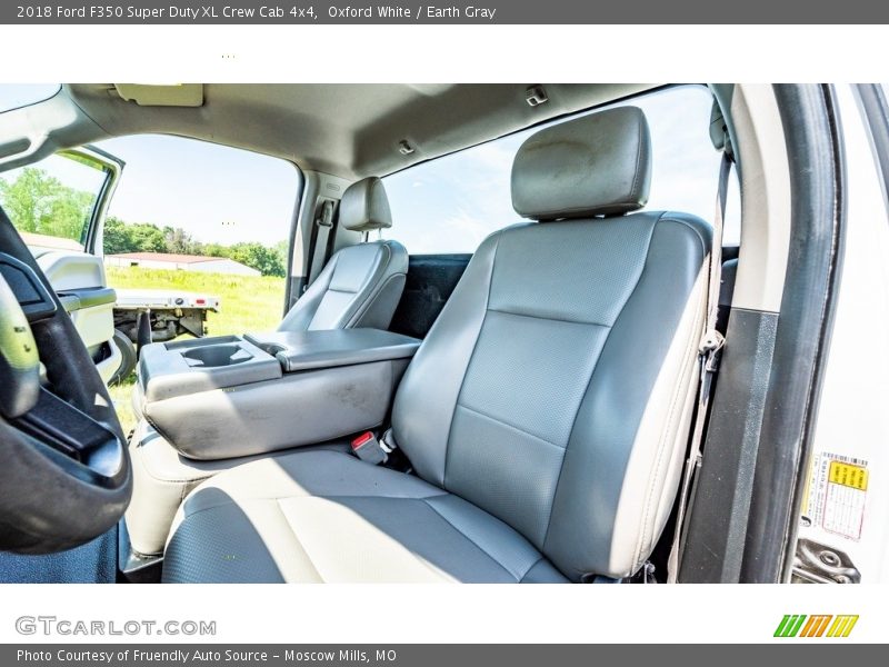 Oxford White / Earth Gray 2018 Ford F350 Super Duty XL Crew Cab 4x4