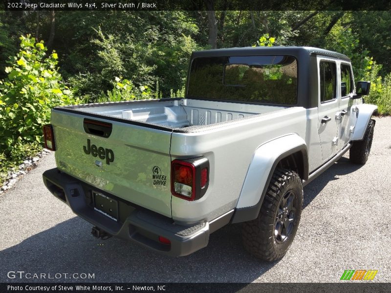 Silver Zynith / Black 2022 Jeep Gladiator Willys 4x4