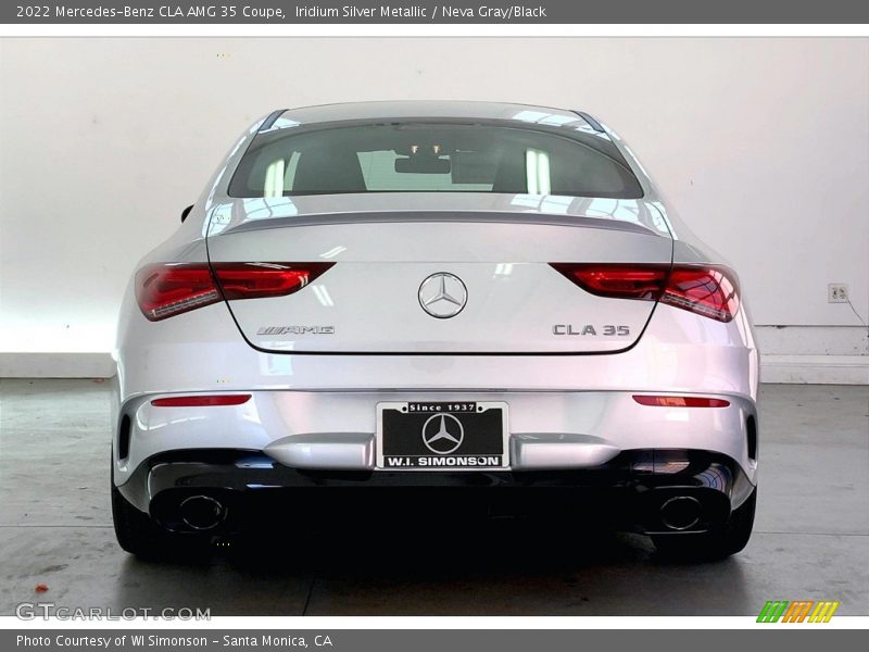 Iridium Silver Metallic / Neva Gray/Black 2022 Mercedes-Benz CLA AMG 35 Coupe