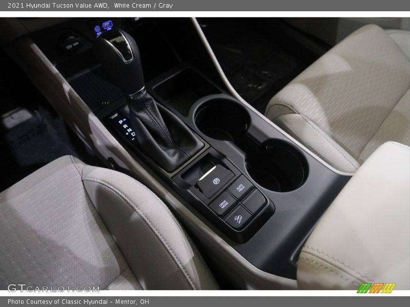 White Cream / Gray 2021 Hyundai Tucson Value AWD