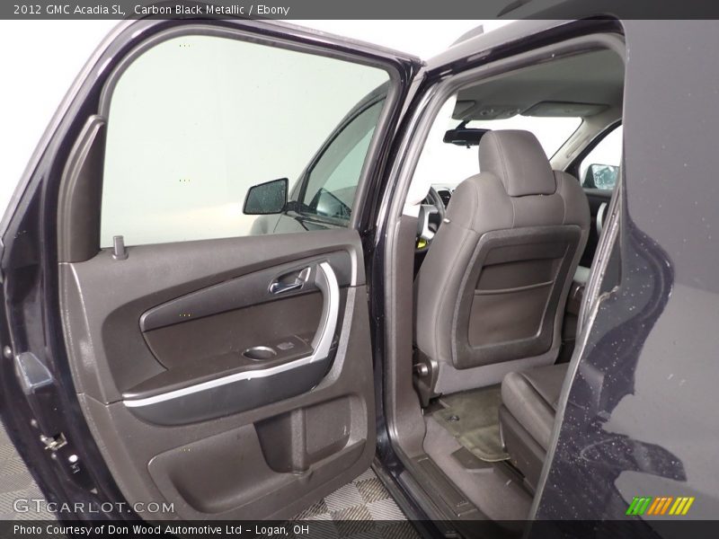 Carbon Black Metallic / Ebony 2012 GMC Acadia SL