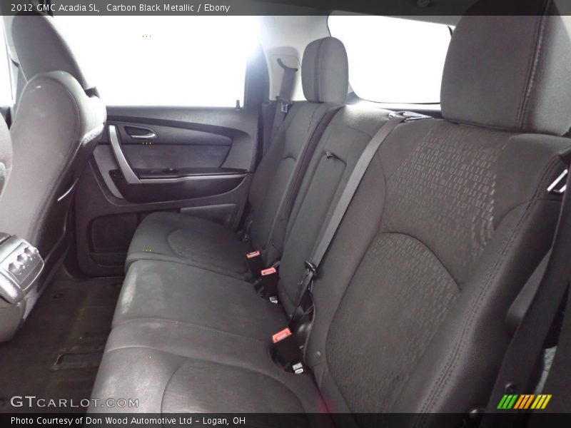 Carbon Black Metallic / Ebony 2012 GMC Acadia SL