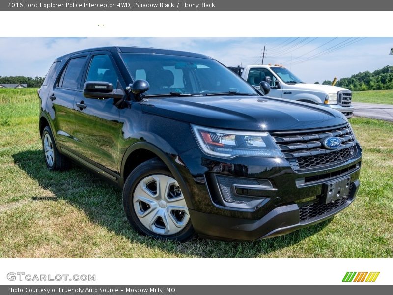 Shadow Black / Ebony Black 2016 Ford Explorer Police Interceptor 4WD