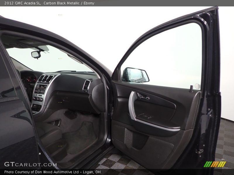Carbon Black Metallic / Ebony 2012 GMC Acadia SL