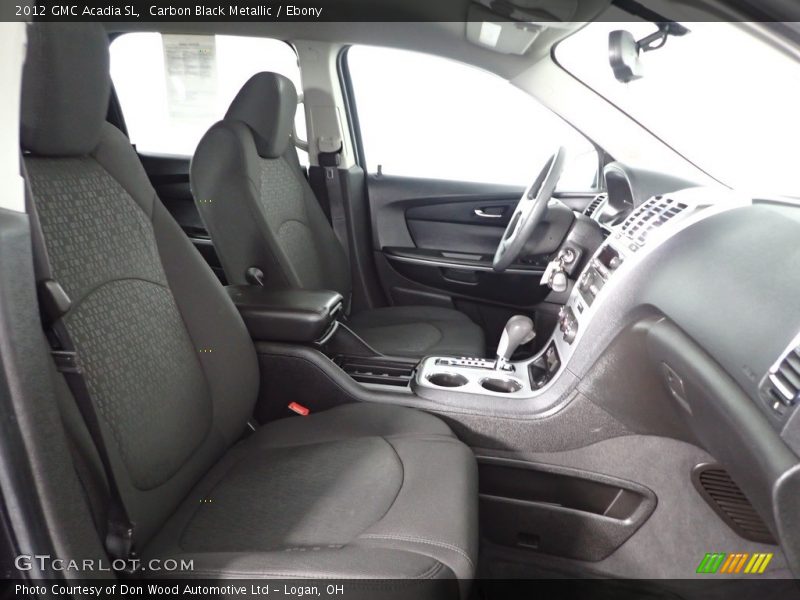 Carbon Black Metallic / Ebony 2012 GMC Acadia SL