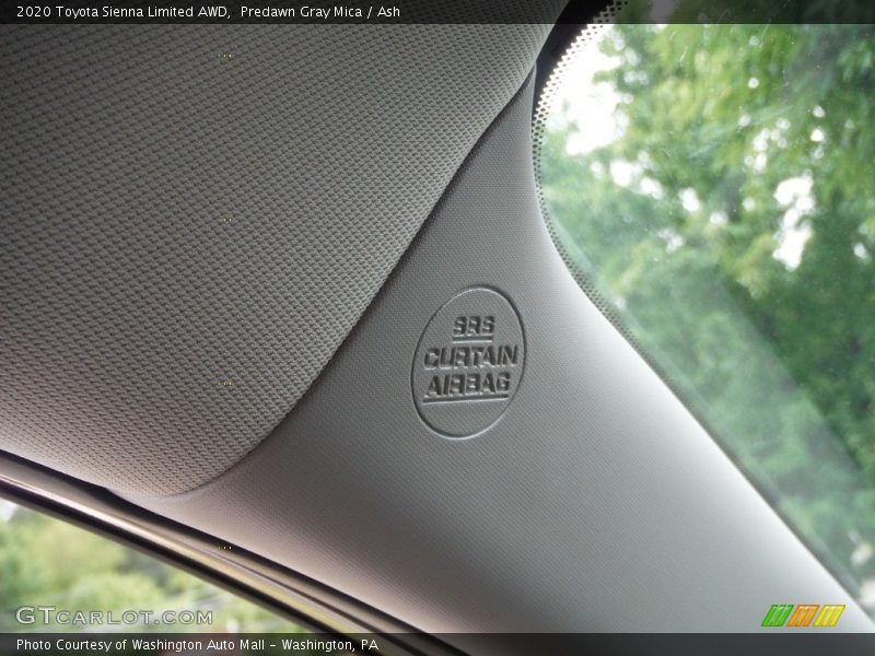 Predawn Gray Mica / Ash 2020 Toyota Sienna Limited AWD