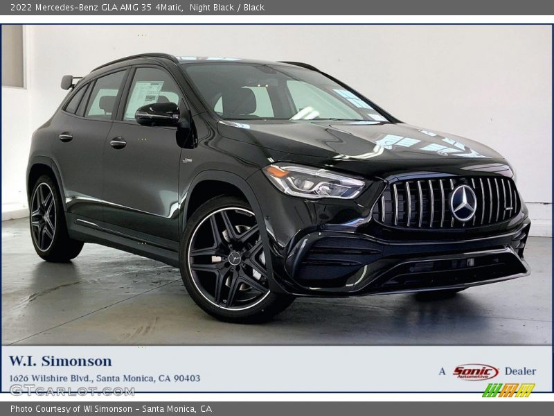 Night Black / Black 2022 Mercedes-Benz GLA AMG 35 4Matic