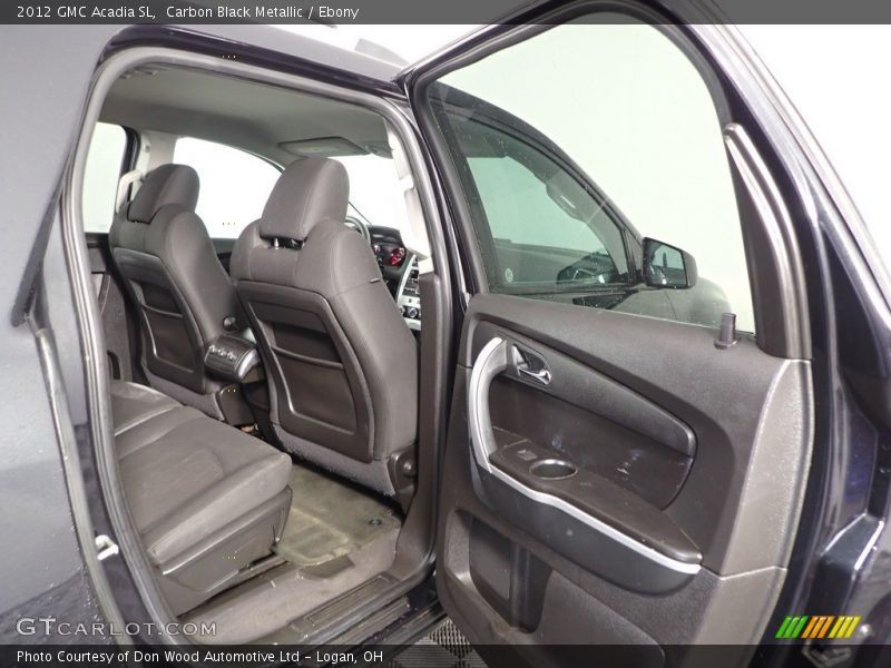 Carbon Black Metallic / Ebony 2012 GMC Acadia SL