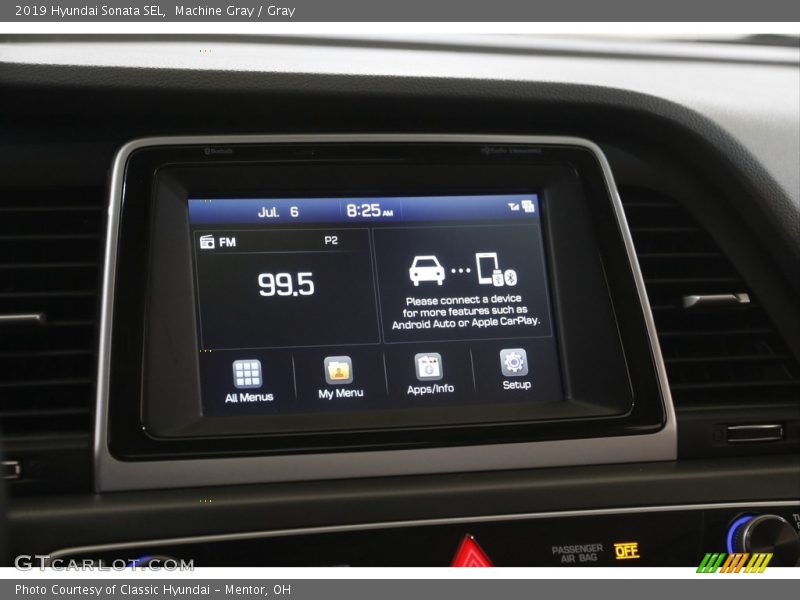 Machine Gray / Gray 2019 Hyundai Sonata SEL