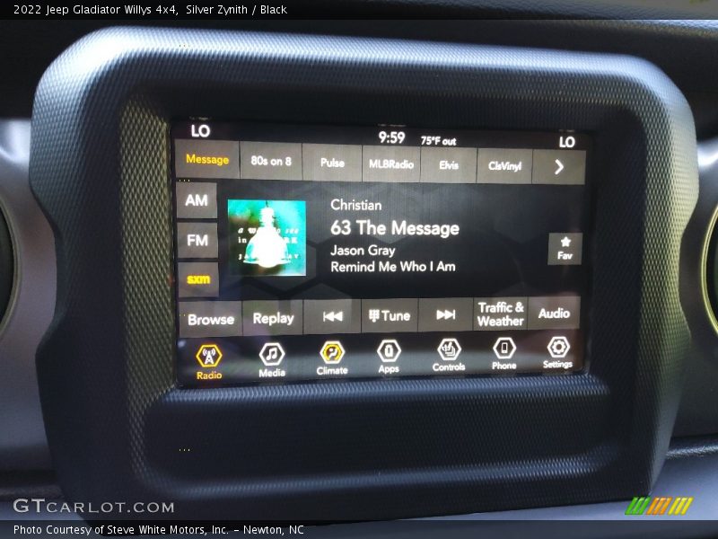 Silver Zynith / Black 2022 Jeep Gladiator Willys 4x4