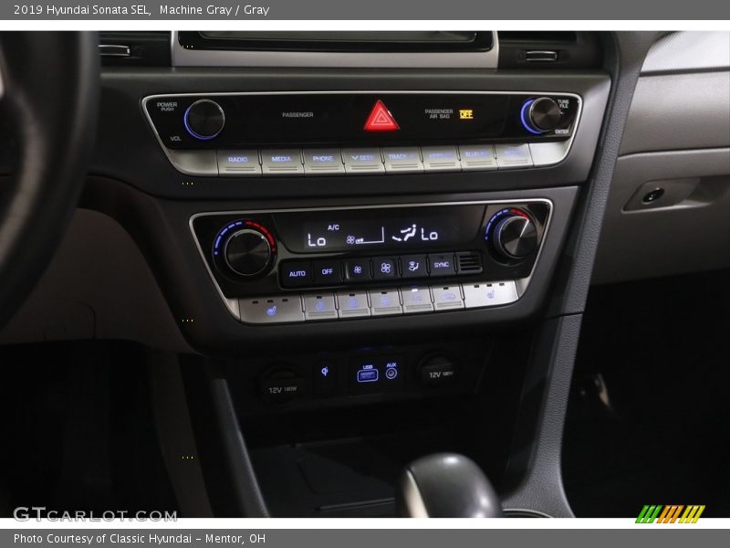 Machine Gray / Gray 2019 Hyundai Sonata SEL