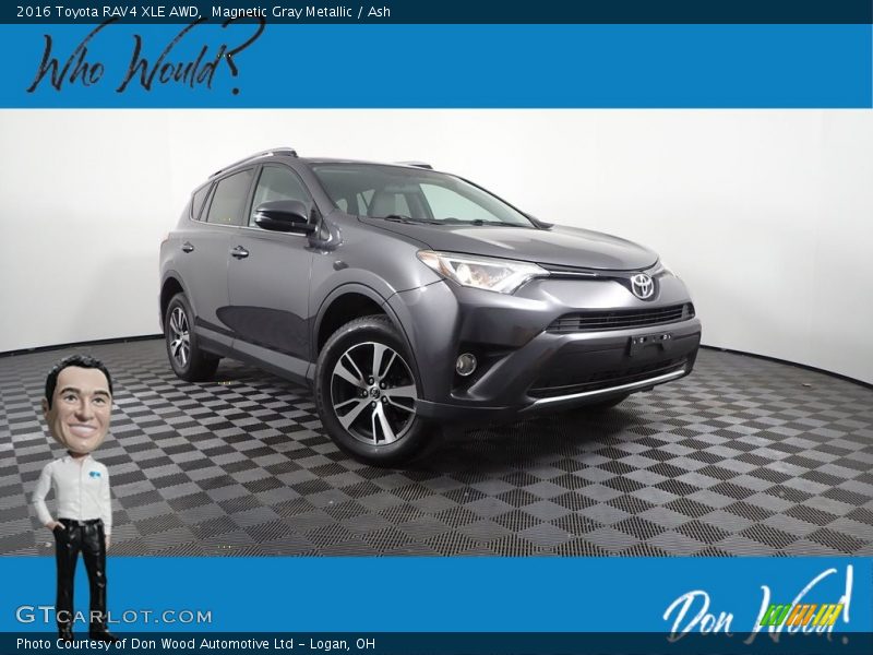Magnetic Gray Metallic / Ash 2016 Toyota RAV4 XLE AWD