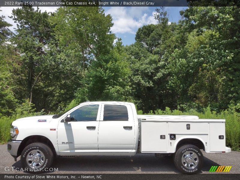 Bright White / Black/Diesel Gray 2022 Ram 2500 Tradesman Crew Cab Chassis 4x4
