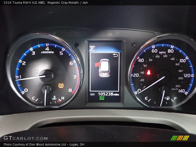 Magnetic Gray Metallic / Ash 2016 Toyota RAV4 XLE AWD