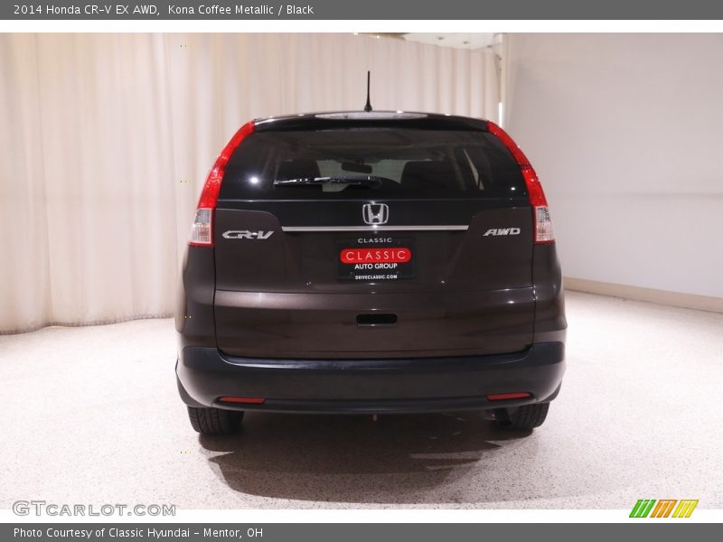 Kona Coffee Metallic / Black 2014 Honda CR-V EX AWD