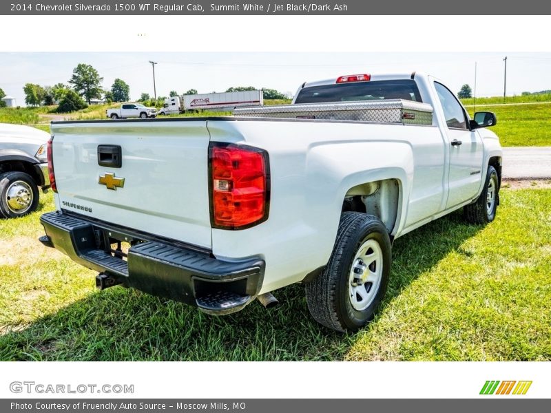 Summit White / Jet Black/Dark Ash 2014 Chevrolet Silverado 1500 WT Regular Cab