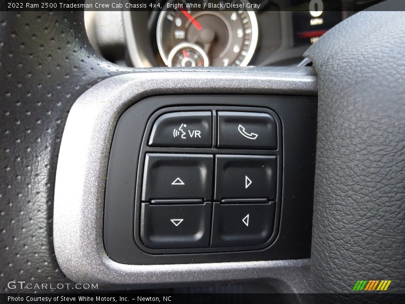 Bright White / Black/Diesel Gray 2022 Ram 2500 Tradesman Crew Cab Chassis 4x4