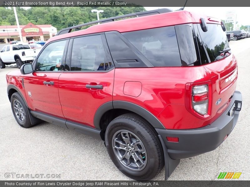 Rapid Red Metallic / Ebony 2021 Ford Bronco Sport Big Bend 4x4