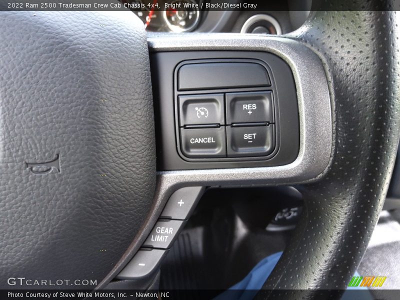 Bright White / Black/Diesel Gray 2022 Ram 2500 Tradesman Crew Cab Chassis 4x4