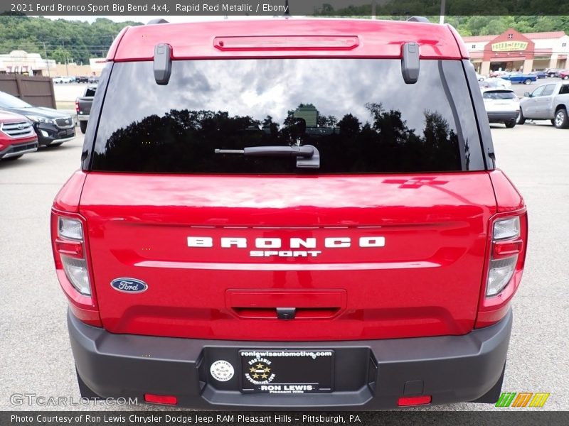 Rapid Red Metallic / Ebony 2021 Ford Bronco Sport Big Bend 4x4