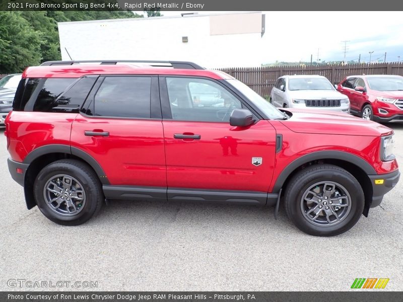 Rapid Red Metallic / Ebony 2021 Ford Bronco Sport Big Bend 4x4
