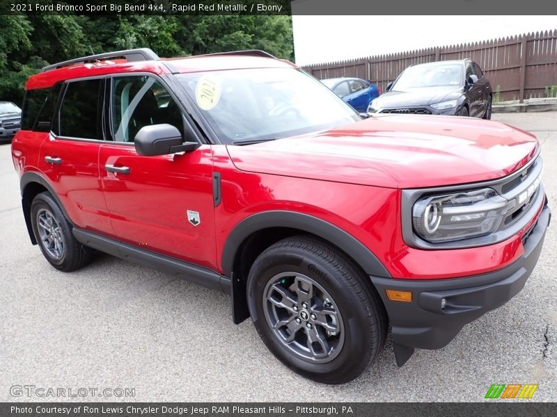 Rapid Red Metallic / Ebony 2021 Ford Bronco Sport Big Bend 4x4