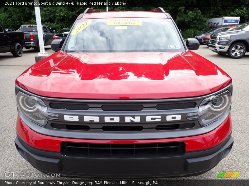 Rapid Red Metallic / Ebony 2021 Ford Bronco Sport Big Bend 4x4
