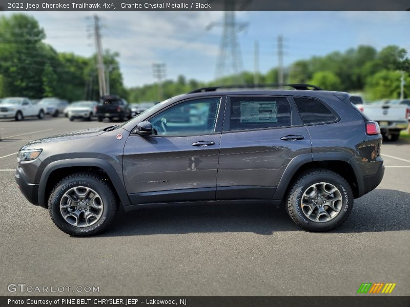 Granite Crystal Metallic / Black 2022 Jeep Cherokee Trailhawk 4x4