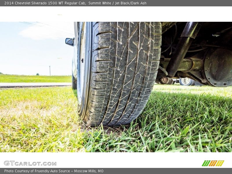 Summit White / Jet Black/Dark Ash 2014 Chevrolet Silverado 1500 WT Regular Cab