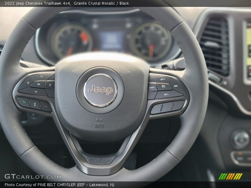 Granite Crystal Metallic / Black 2022 Jeep Cherokee Trailhawk 4x4