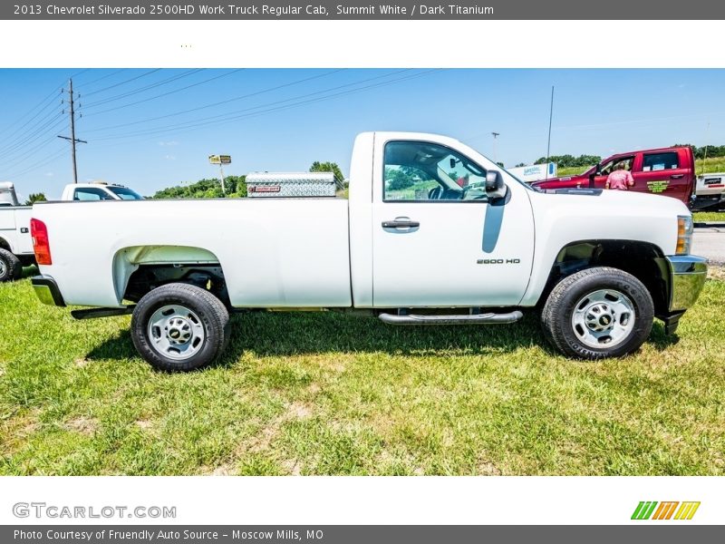 Summit White / Dark Titanium 2013 Chevrolet Silverado 2500HD Work Truck Regular Cab
