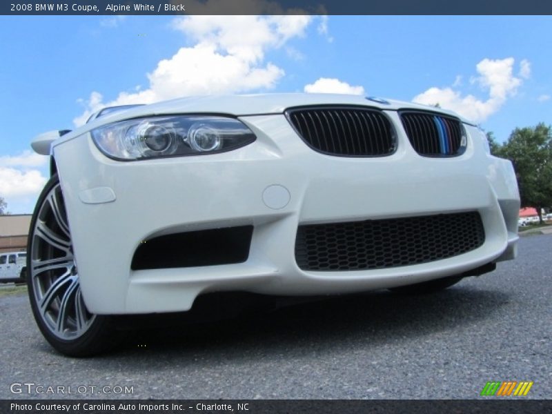 Alpine White / Black 2008 BMW M3 Coupe