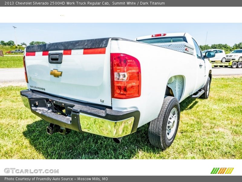 Summit White / Dark Titanium 2013 Chevrolet Silverado 2500HD Work Truck Regular Cab