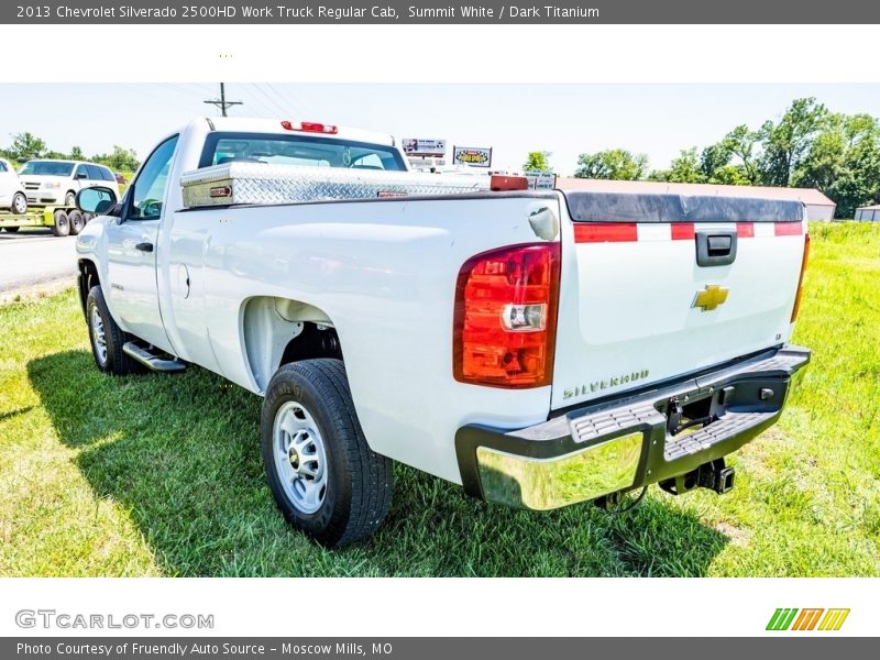 Summit White / Dark Titanium 2013 Chevrolet Silverado 2500HD Work Truck Regular Cab