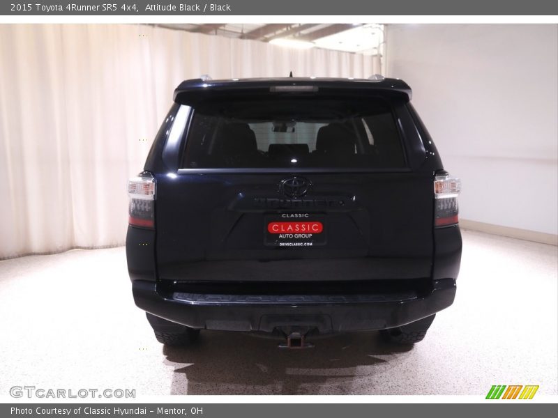 Attitude Black / Black 2015 Toyota 4Runner SR5 4x4