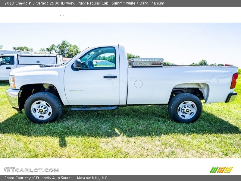 Summit White / Dark Titanium 2013 Chevrolet Silverado 2500HD Work Truck Regular Cab