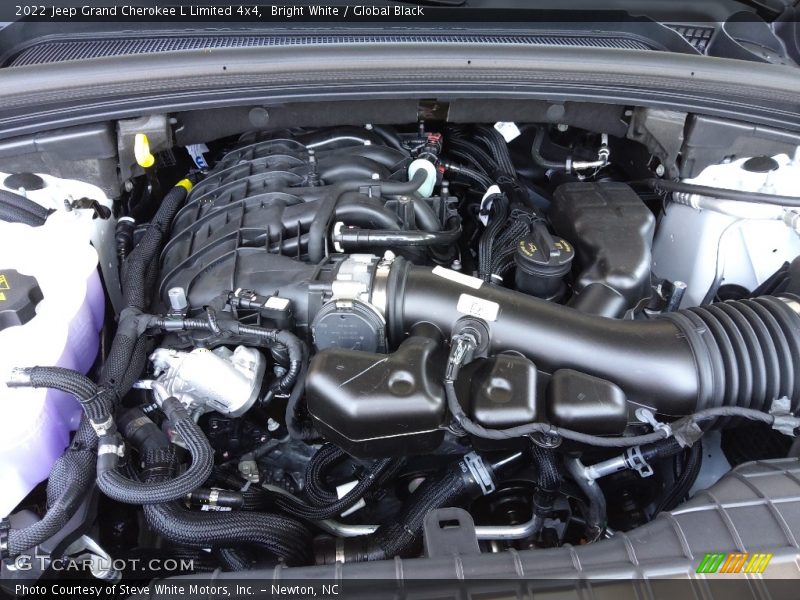 Bright White / Global Black 2022 Jeep Grand Cherokee L Limited 4x4
