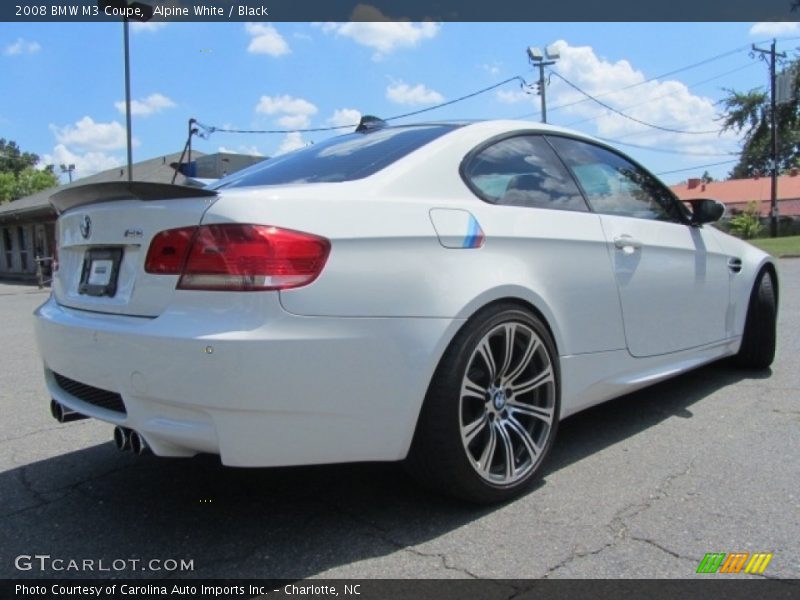Alpine White / Black 2008 BMW M3 Coupe